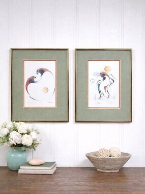 Vintage Garnet Tobacco Indigenous Eagle Art Prints, Youth at Play & Eagle Dancer